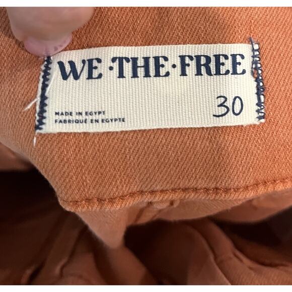 We The Free Jayde Coral Pink High Rise Flared Women's Jeans Size 30 - Picture 4 of 5